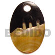Handmade MOP oval w/ skin 40mm pendants Shell Pendant