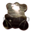 wood bangles black lip teddy bear 40mm pendants Shell Pendant