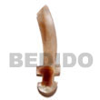 Handmade sword hammershell pendant pendants Shell Pendant