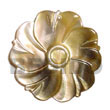 Handmade flower blacklip pendants Shell Pendant