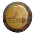 Handmade round MOP w/ embossed skin edge 40mm pendants Shell Pendant
