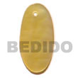 Handmade MOP oblong 20mm pendants Shell Pendant