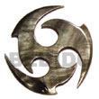 Handmade blacklip celtic 40mm pendants Shell Pendant