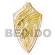 Handmade MOP shield w/ carving 45mm pendants Shell Pendant