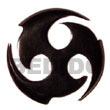 Handmade celtic horn 40mm pendants