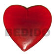 red heart horn 40mm pendants