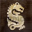 Handmade dragon  MOP carving 40mm pendants Shell Pendant