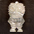 Handmade owl MOP carving 40mm pendants Shell Pendant