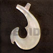 Handmade hook MOP 35mm pendants Shell Pendant