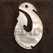 Handmade hook MOP 35mm pendants Shell Pendant