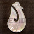 Handmade hook MOP 40mm pendants Shell Pendant