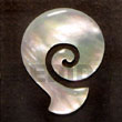 Handmade hook hammershell 35mm pendants Shell Pendant