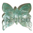 Handmade aqua blue butterfly hammershell 50mm pendants Shell Pendant