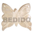 Handmade butterfly hammershell natural 50mm pendants Shell Pendant