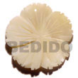 Handmade 40mm kabibe shell flower pendants Shell Pendant