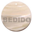 Handmade 40mm round kabibe shell pendants Shell Pendant