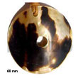 Handmade brown lip tiger disc pendant pendants Shell Pendant