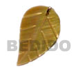 25mmx14mm mop leaf pendants