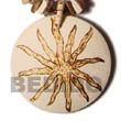 coco pendant with star burning design