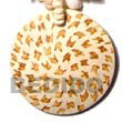 coco pendant w/ tiger burning design