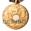 coco pendant w/ sun burning design
