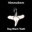 Handmade dog shark teeth pendant Bone Pendants