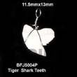 Handmade tiger shark teeth pendant Bone Pendants
