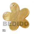 Handmade MOP flower pendant Shell Pendant