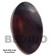Handmade oblong blackpin pendant Shell Pendant