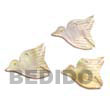 wood bangles miniature MOP bird pendant Shell Pendant