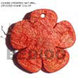 dyed coco flower pendant