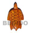 Handmade wood turtle pendant Wooden Pendant