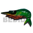 shrimp hand painted wooden fridge door magnet