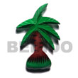 coco tree hand painted wooden fridge door magnet