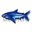 shark hand painted wooden fridge door magnet