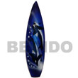 surfboard hand painted wooden fridge door magnet
