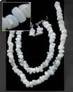 jewelry set troca shells nuggets design