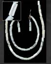 jewelry set troca shells tube design