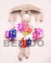 Handmade umbrella & micromini fish capiz shell wind chime Wind Chimes